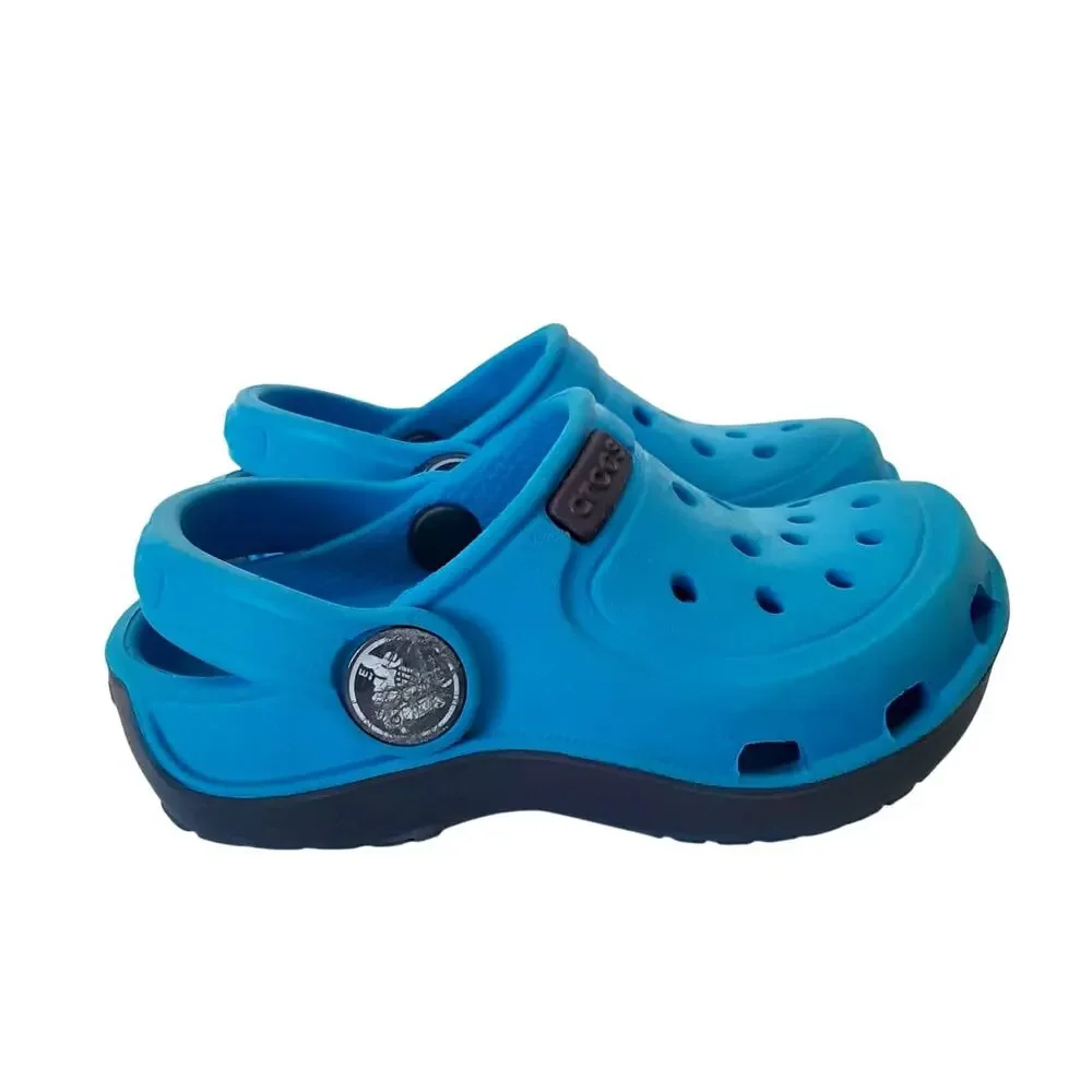 Crocs Clogs Duet Wave Clogs Water Shoes Toddler 5 Blue Comfort Shoes Summer Boys